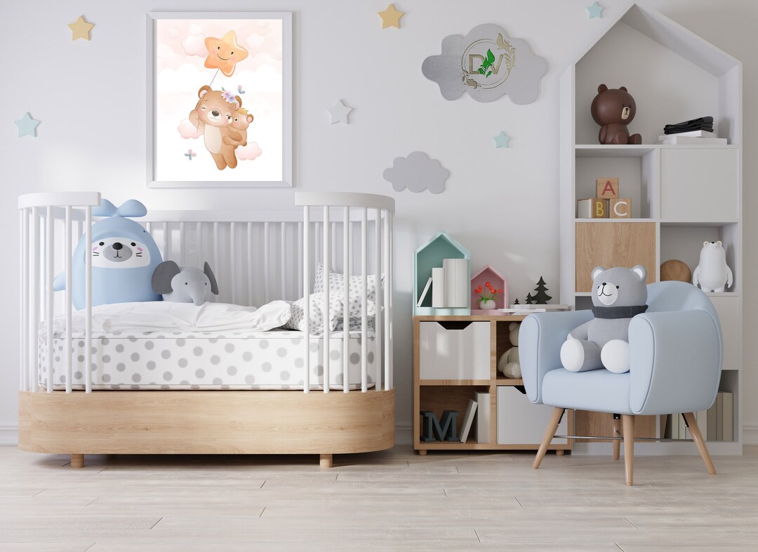Baby Nursery Downloadable Digital Poster Print | Momma Bear Nursery ...