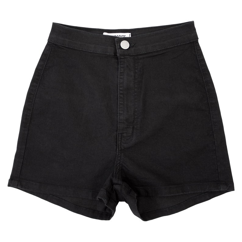 Paradise by Marawa Stretch Denim Skate Shorts Black & Navy - Etsy