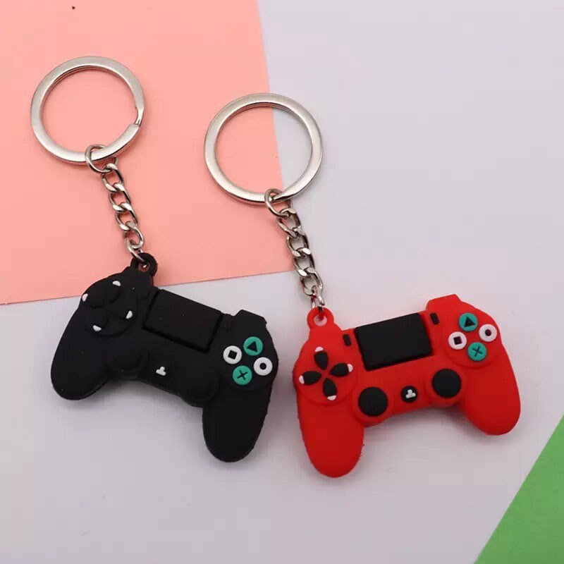Video Game Keyring Gamer Keyring Miniature Key Ring Key Etsy