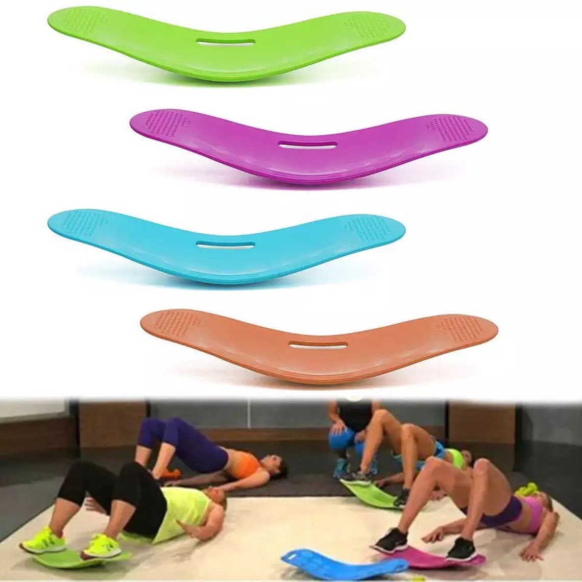 Yoga Fitness Balance Board Yoga Balance Board Yoga Gym Etsy