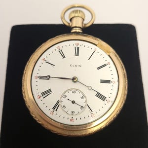 Vintage Elgin pocket watch, model 7.