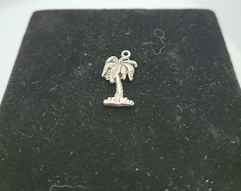 Sterling silver Palm Tree charm