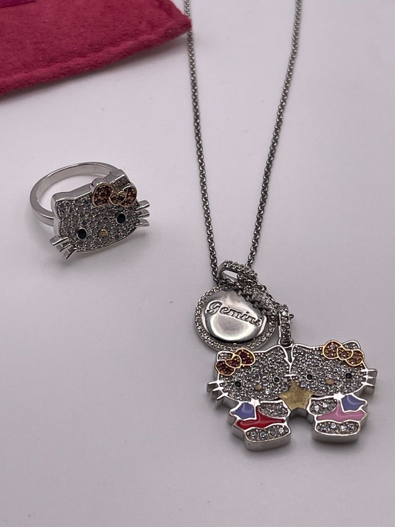 Hello Kitty Necklace, Ring Gemini Set - image 4
