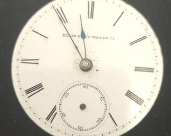 Vintage Elgin Grade 47 watch face, for parts or repair.