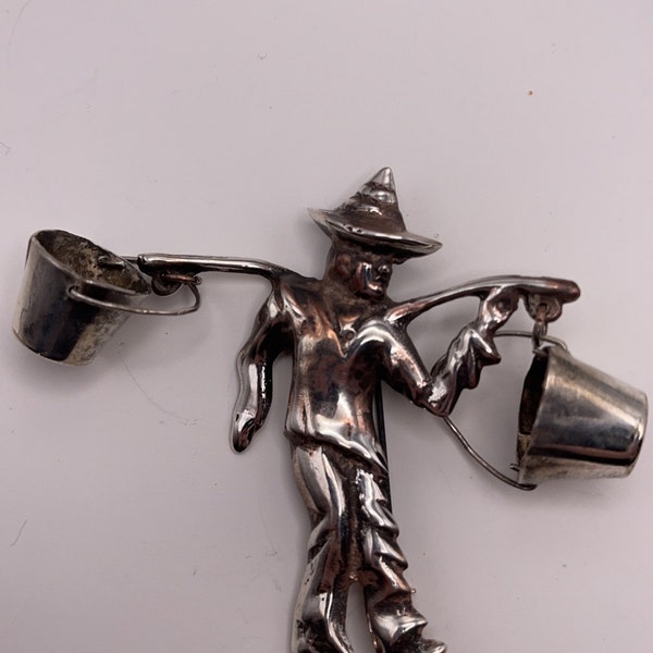 Taxco Mexico Farmer Brooch