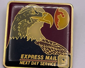 Vintage Mail Service American Bald Eagle Pin