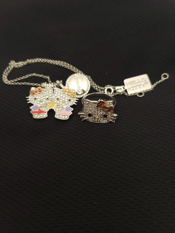 Hello Kitty Necklace, Ring Gemini Set - image 1