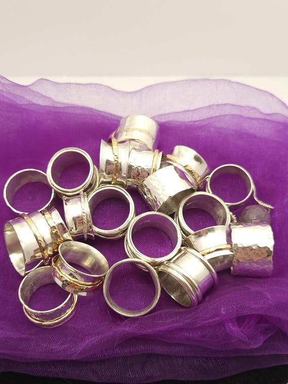 Anti-anxiety "fidget" rings, various sizes.