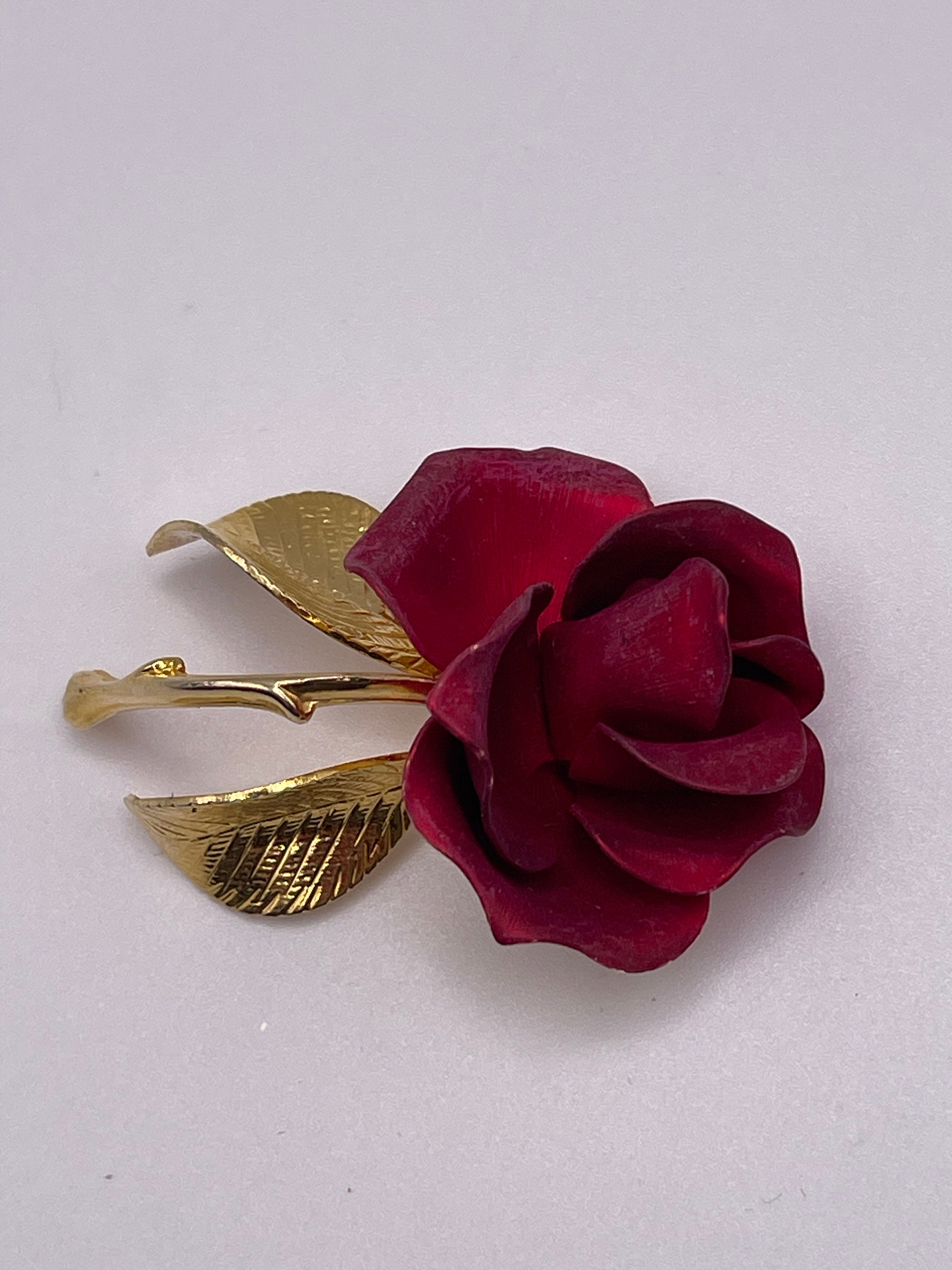 ASURA☆ROSE BROOCH OFF SHOULDER T Cerrito Rose Brooch - Etsy