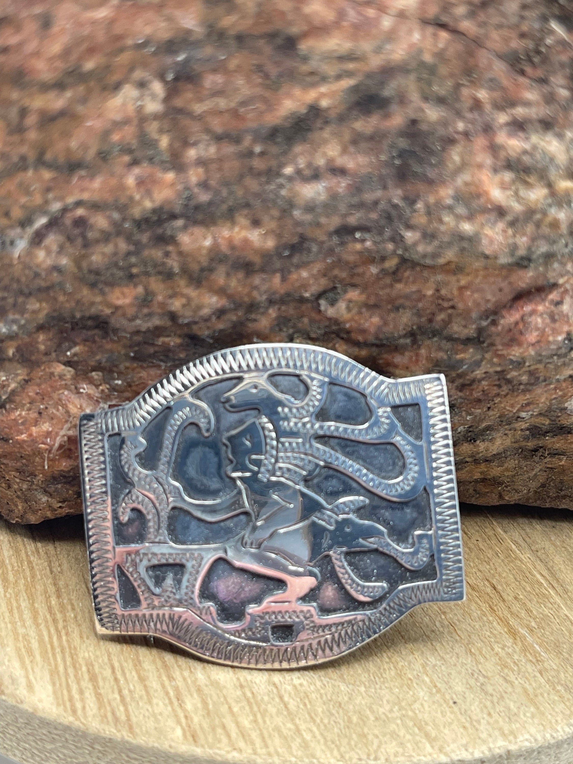 Vintage Navajo Brooch - Etsy