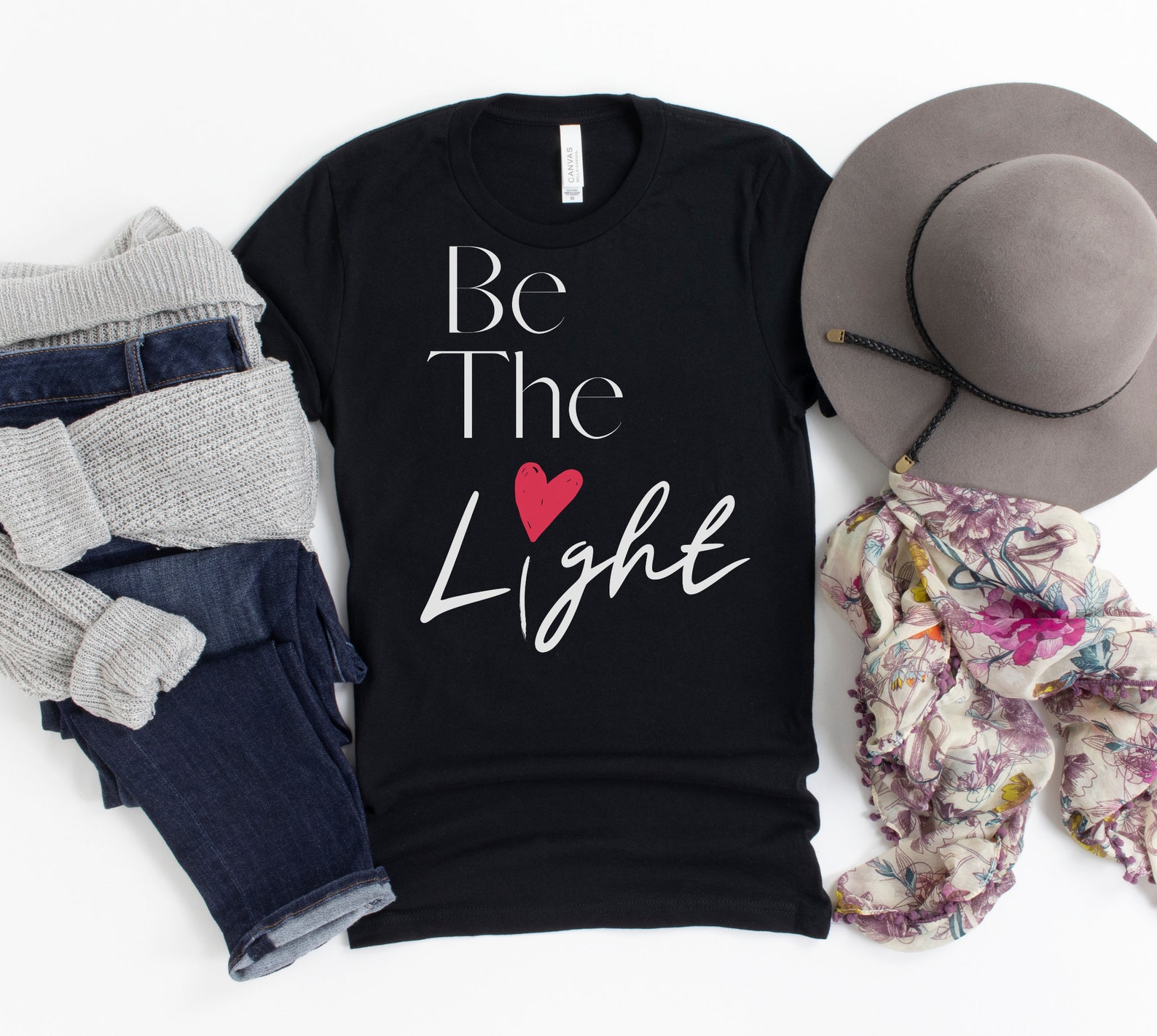 Be The Light T Shirt Be The Light Women's Shirt | Etsy