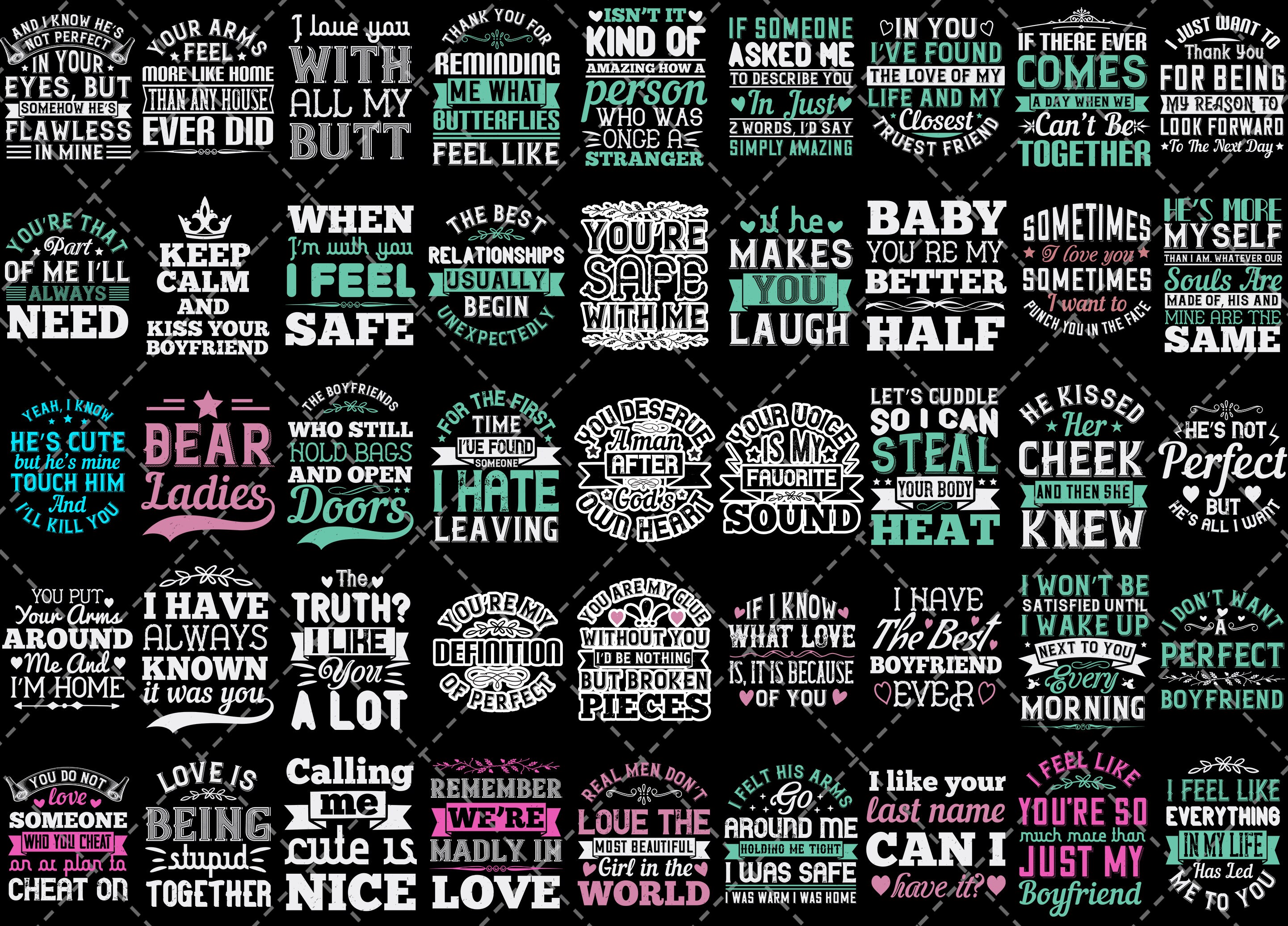 Boyfriend Bundle SVG Boyfriend Bundle Instant Download Cut Etsy