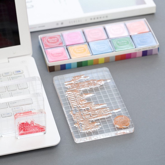 Premium Acrylic Blocks Clear Stamp Block Acrylic Stamp Etsy