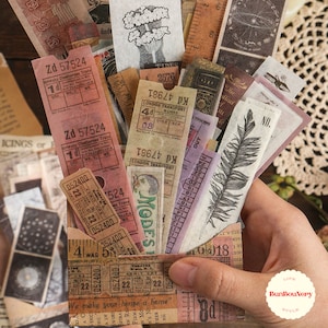 20 Styles Book Style stickers | Flowers washi sticker | Moon Washi Stickers | Stationery Washi Tape stickers | Vintage Bus washi stickers
