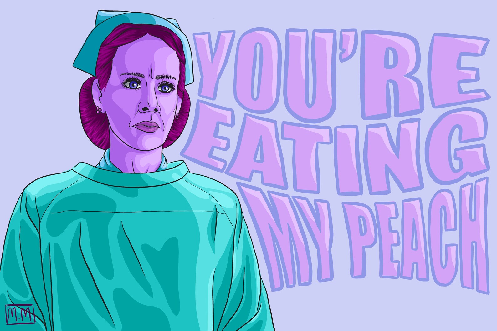 Nurse Ratched Postcard Print Etsy