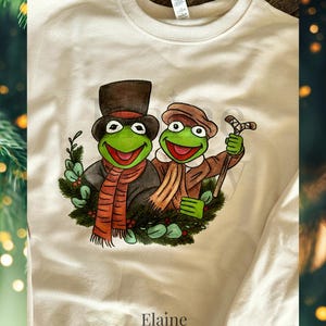 Muppets Christmas Carol-Inspired graphic tee, sweatshirt Muppets inspired, Christmas tee, Kermit the Frog
