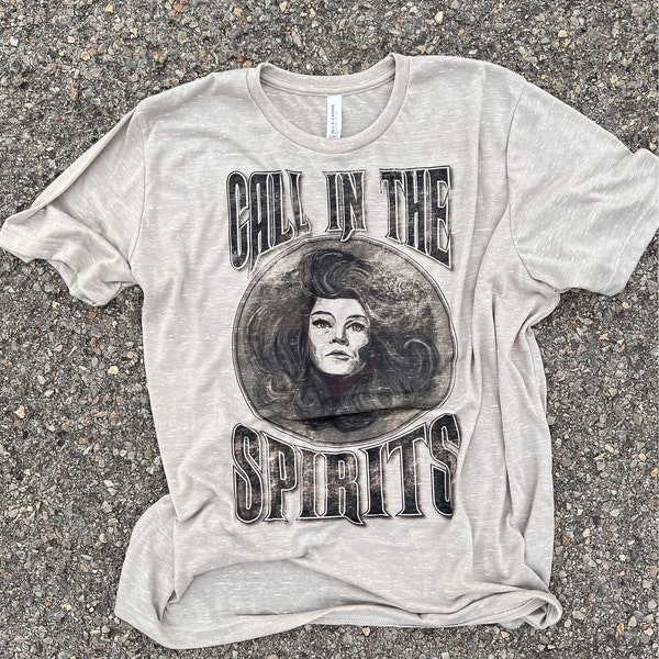 Madame Leota graphic tee, Disney parks inspired tee, Haunted Mansion inspired, Call in the Spirits Haunted Mansion inspired