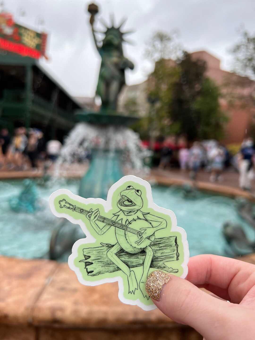 Kermit the Frog Sticker Muppets-inspired Sticker - Etsy