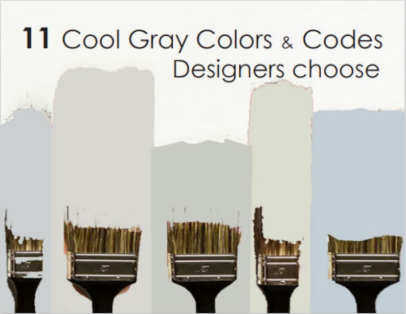 Top 11 Cool Grays Paint Colors Designers Use Get That Etsy