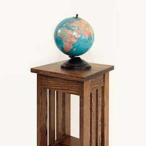 Mission Spindle Side Table / Plant Stand — Crafters and Weavers