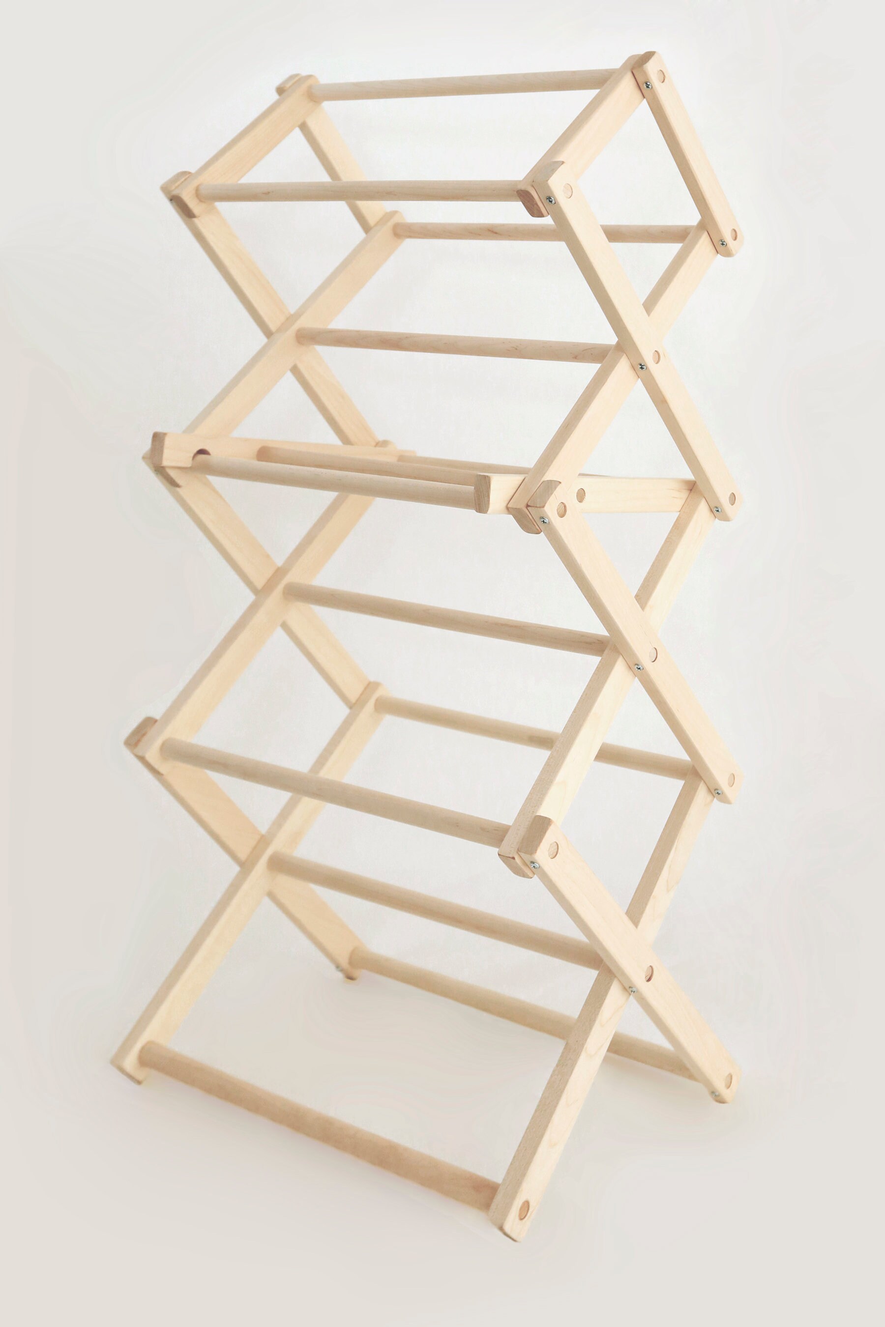 Clothes Drying Rack Amish Craftmanship Wooden Handmade Etsy