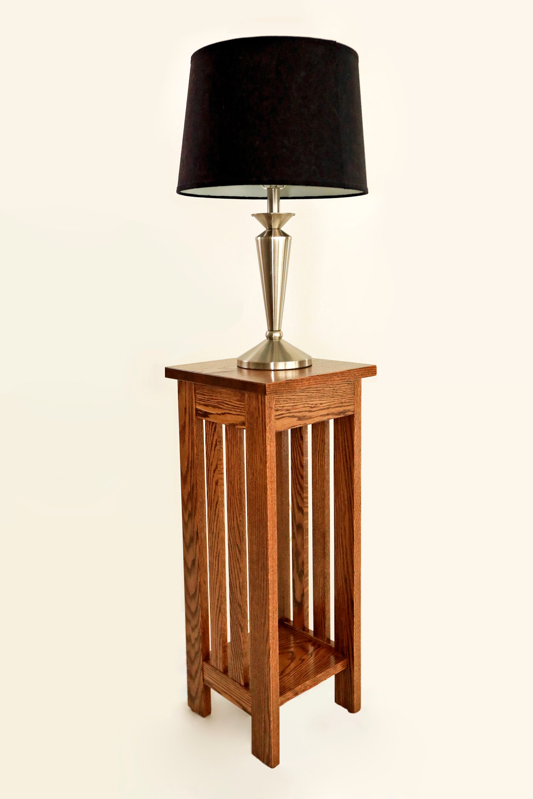 Oak mission style end tables deals