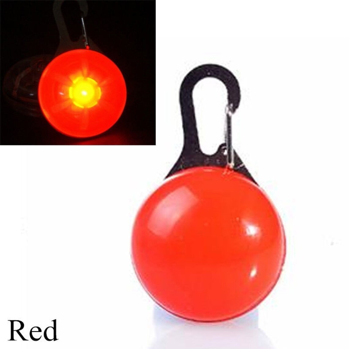 Round LED Tag Dog Light up Pendant Pet Puppy Flashing Collar Etsy UK