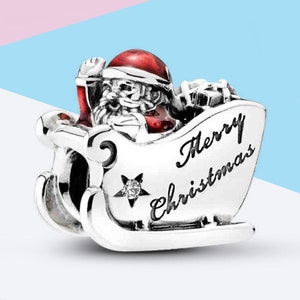 Pandora sleighing santa charm new arrivals
