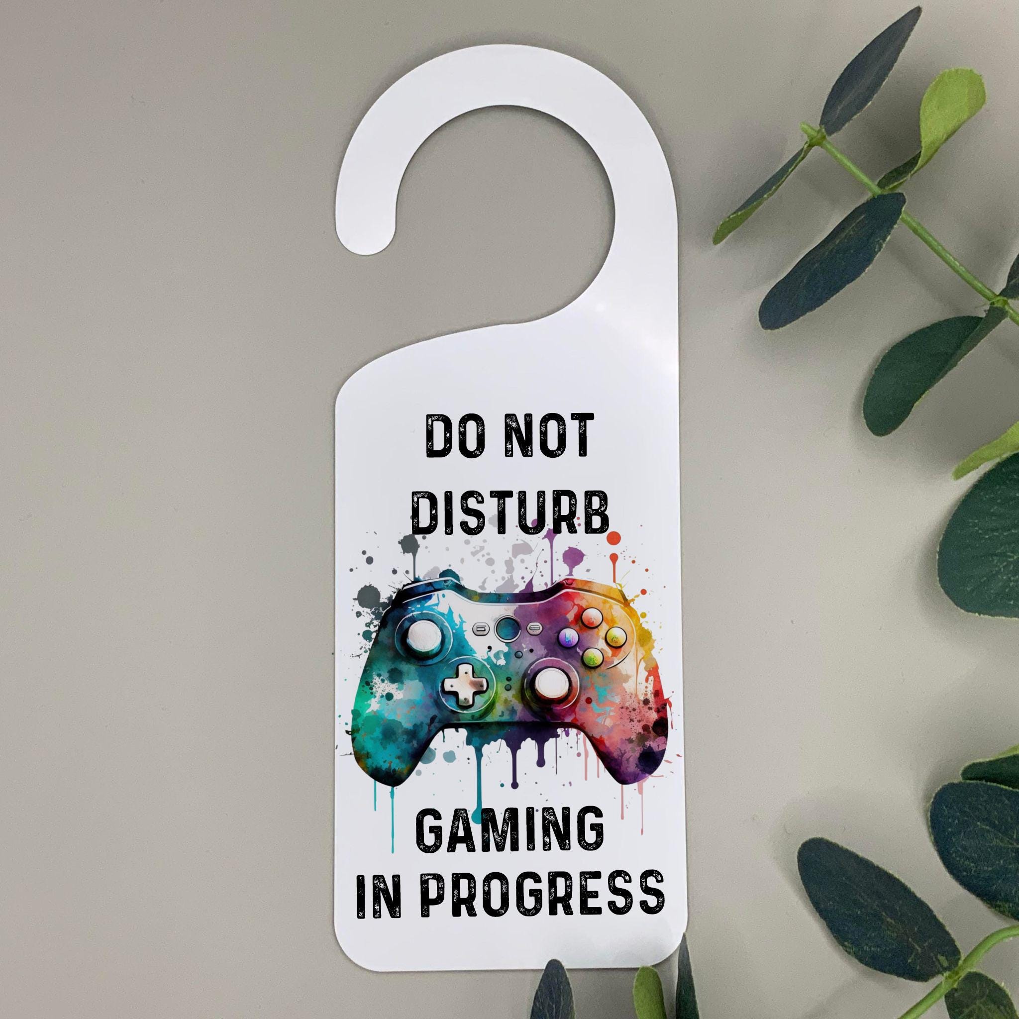 Keep Out Gamer Bedroom Door Sign - Aston Safety Signs - View #3