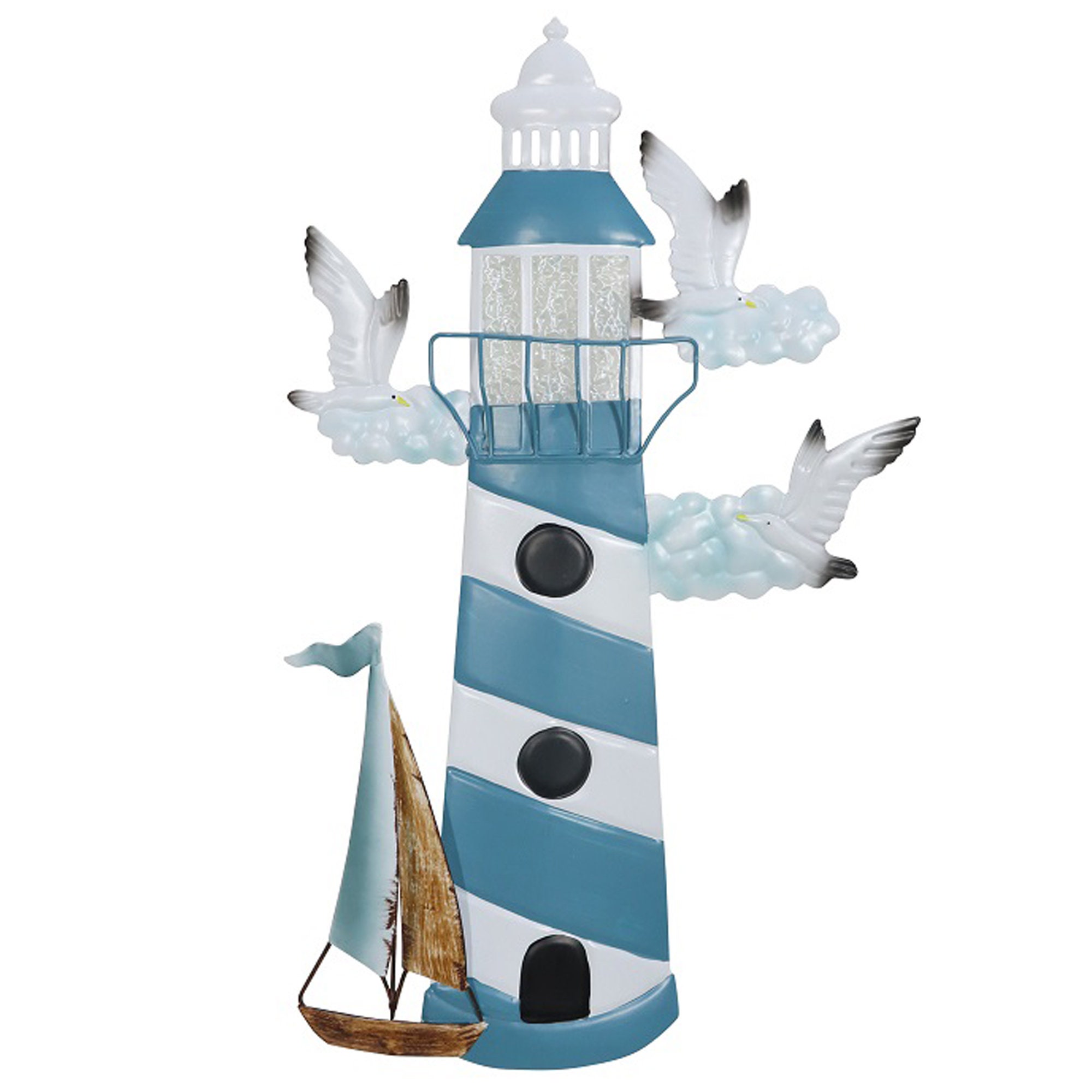 Outdoor Metal Lighthouse Statues Wall Artwork Wall Hanging Etsy