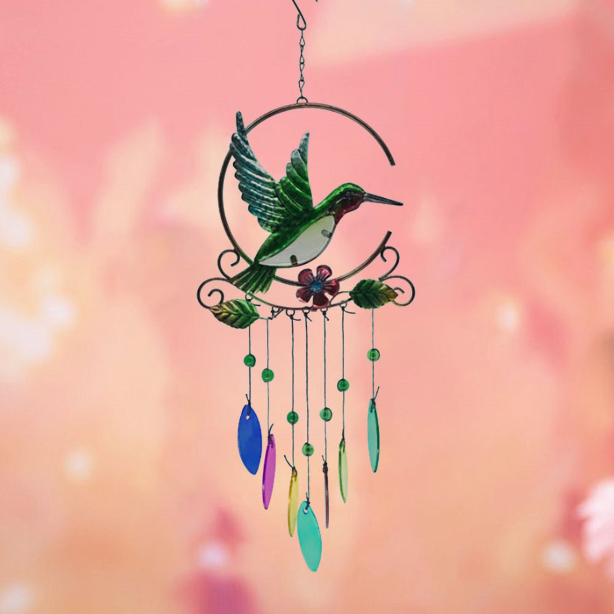 Unique Beautiful Hummingbird Wind Chimes Outdoor/Indoor Wind Etsy