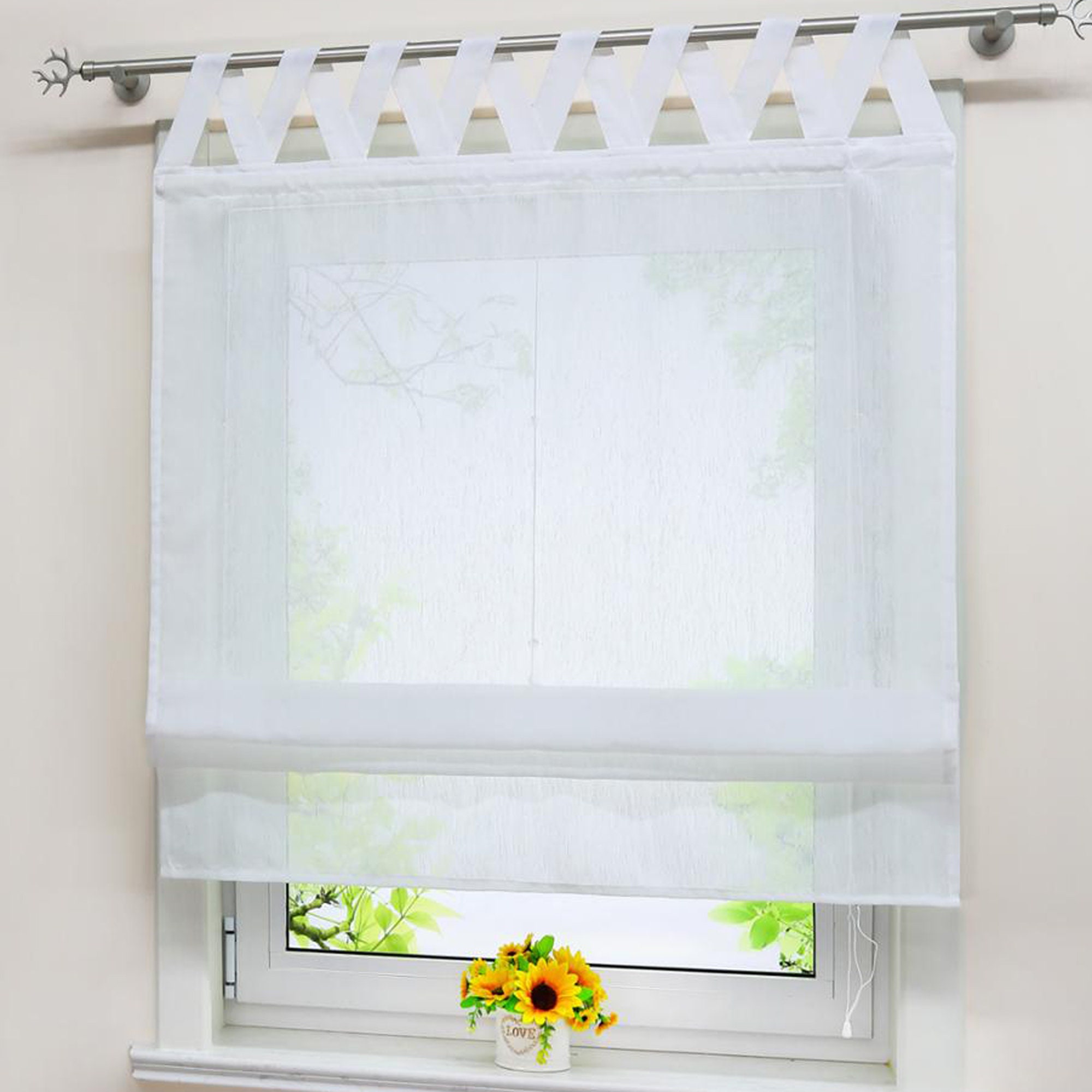 Roman Curtains Living Room Cafe Decoration Polyester Etsy