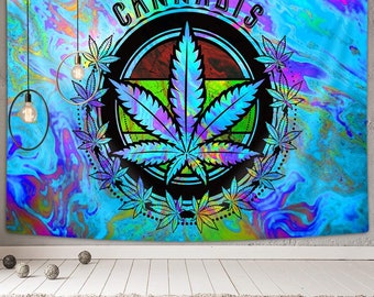 Marijuana Leaf Weed Tapestry Art Wall Hanging for Bedroom Living Room Dorm Decor Marijuana Leaf Weed Tapestry Art Wall Hanging for Bedroom Living Room Dorm Decor
