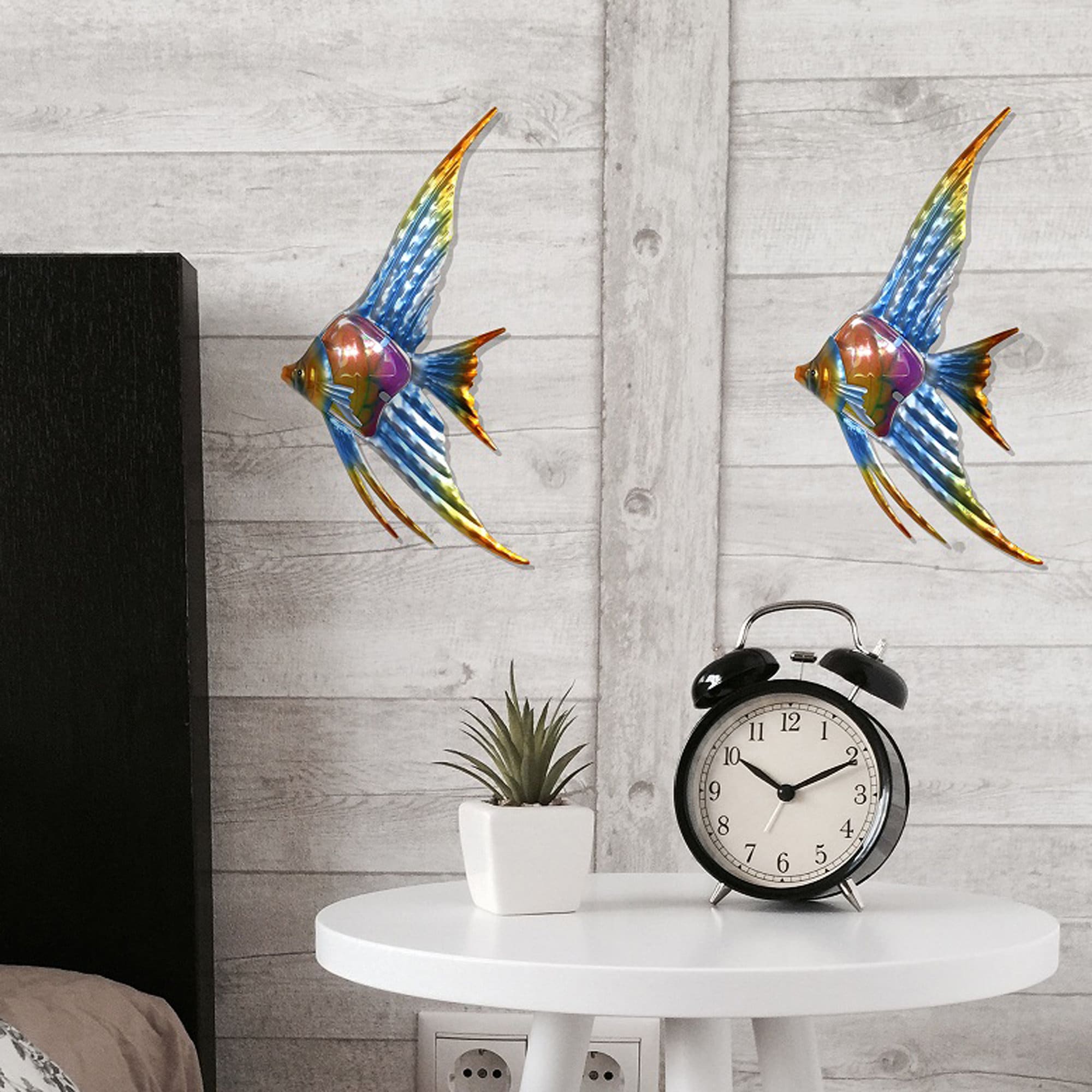 Metal Fish Wall Art Outdoor Decor Metal Art Ocean Fish Wall Etsy