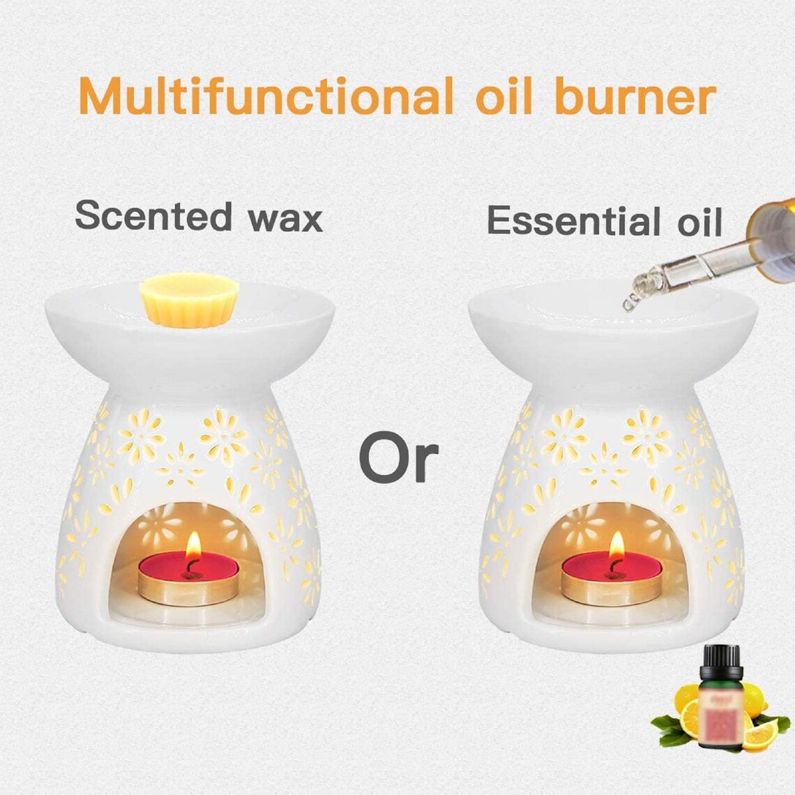 Ceramic Tea Light Holder Tealight Candle Holder Oil Burner Etsy