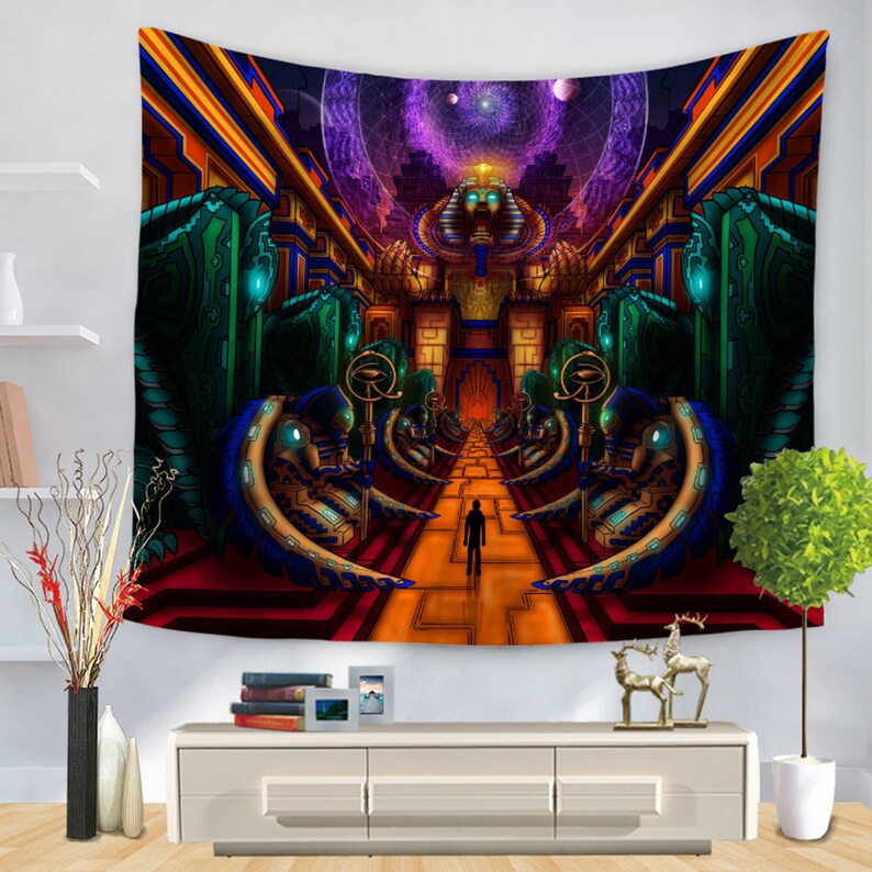 Psychedelic Tapestry Art for Home Decor Wall Hanging Tapestry Etsy