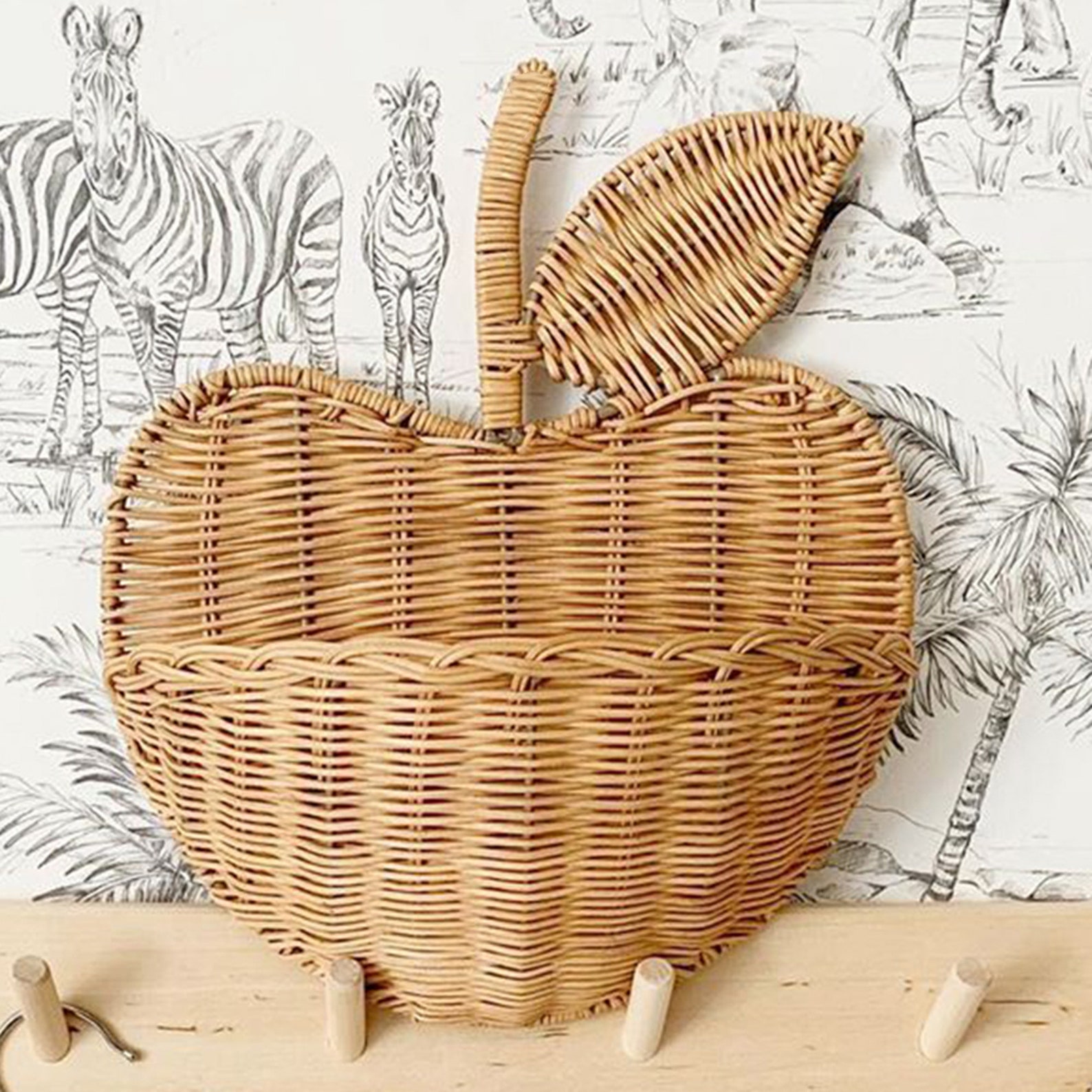 Seagrass Basket/ Handmade Woven Wall Hanging Natural Wicker/ Etsy