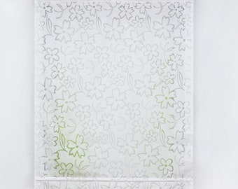 LucaSng Tab-Top Blinds Green Roman Blind with Drawstring 60 * 140cm Pack of 1 Transparent Voile Curtain LucaSng Tab-Top Blinds Green Roman Blind with Drawstring 60 * 140cm Pack of 1 Transparent Voile Curtain