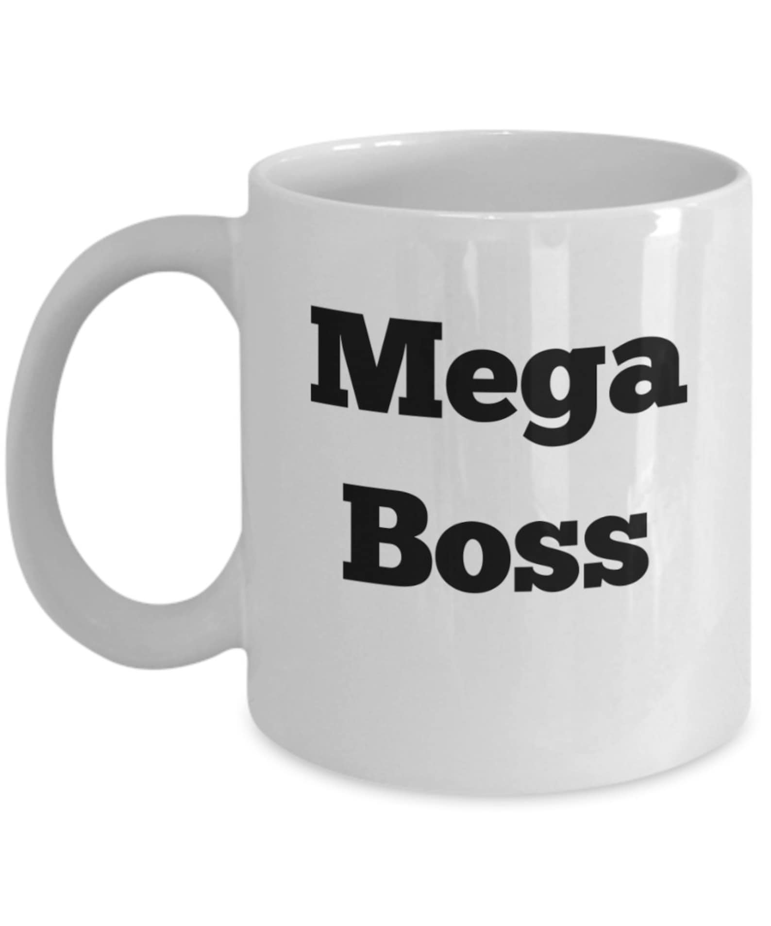 World's Best Boss Coffee Mug, Big Boss Mug Coffee Cup, Mega Boss Mug