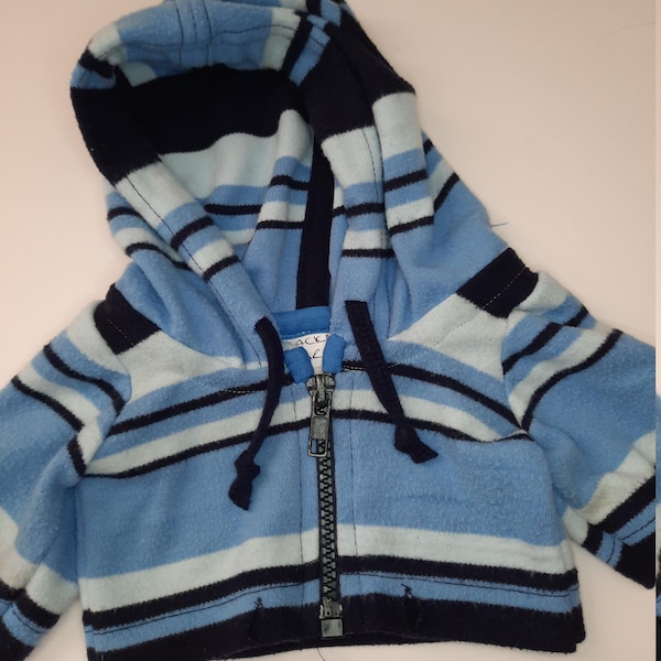 PDF Schnittmuster: Zip Hoody/Hoodie für 16-18"Teddybär, Schnittmuster für Teddybärkleidung. Schnittmuster-Teile. A2115 Bär.