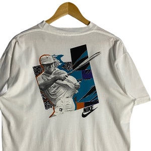 Vintage 90s NIKE Court Andre Agassi Print NOWT T-shirt Size L