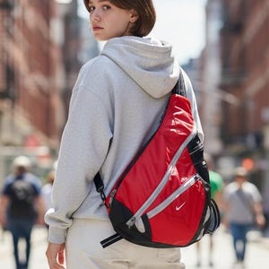 Rare!! Vintage NIKE Mini Swoosh Sling Bag Single Strap Crossbody