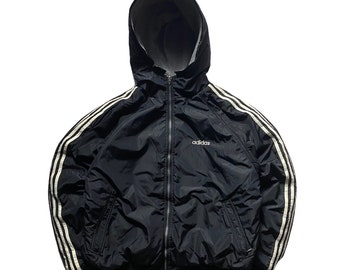 adidas reversible hooded jacket