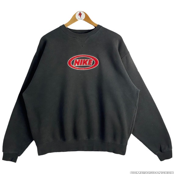 トップス 90s NIKE Logo Crewneck Sweatshirt L Vintage 90s Nike Swoosh Logo Crew Neck Sweatshirt Made in