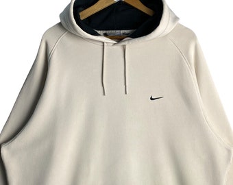 Nike Sportswear Nike Mini Swoosh Oversized Light Beige Hoodie