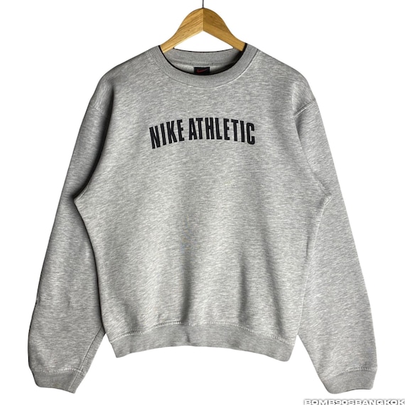 90’s Nike logo sweat Vintage 90s Nike Sweatshirt/size L/light Grey Colour