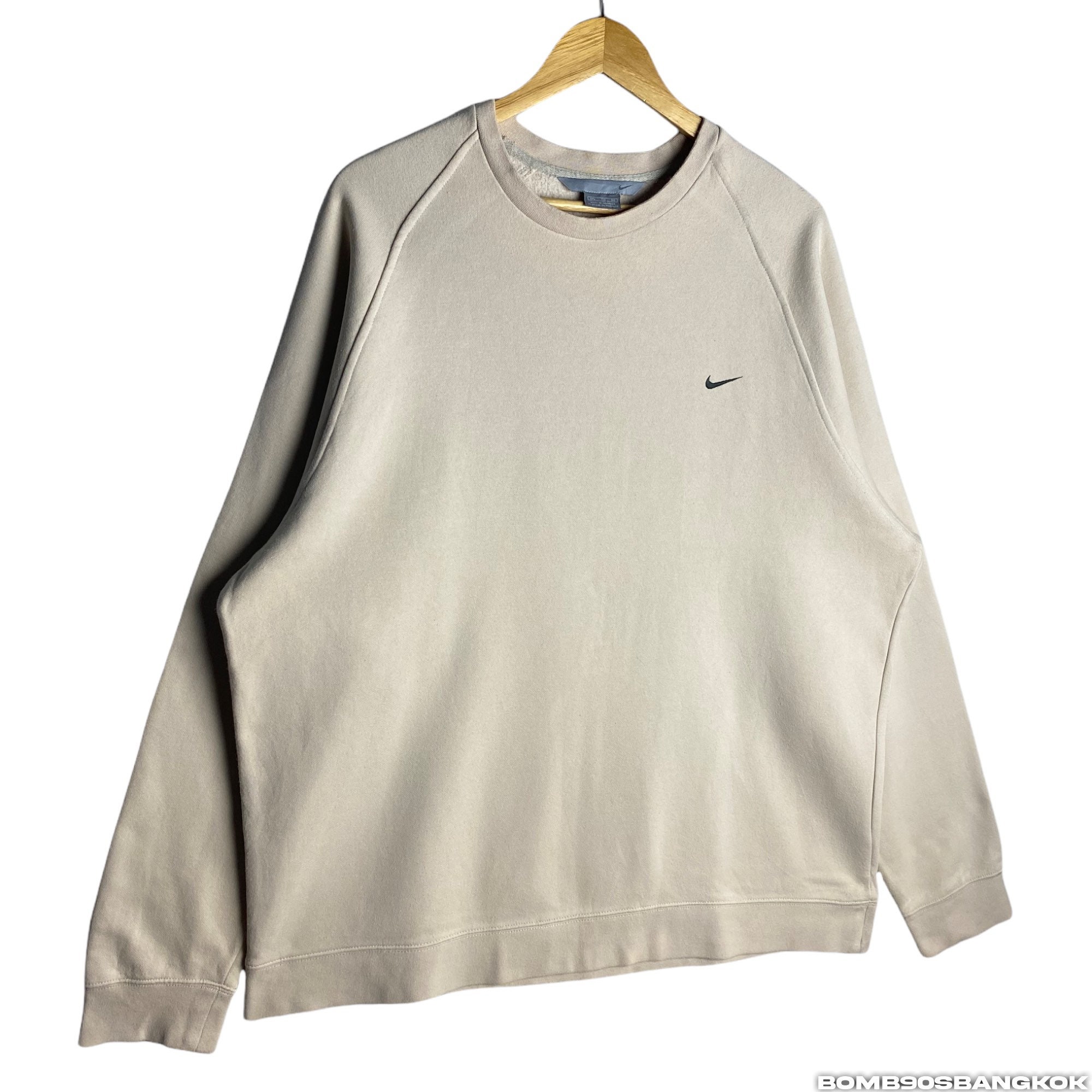 cream color nike crewneck