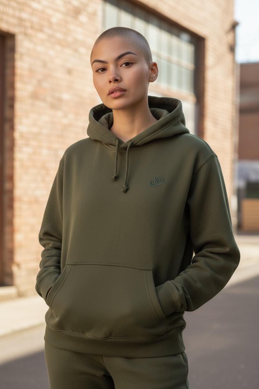 Nike Hoodie Center Logo - Etsy