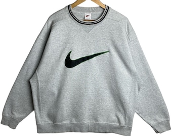 Vintage 90s NWT Deadstock Nike Crewneck Sweatshirt Grey