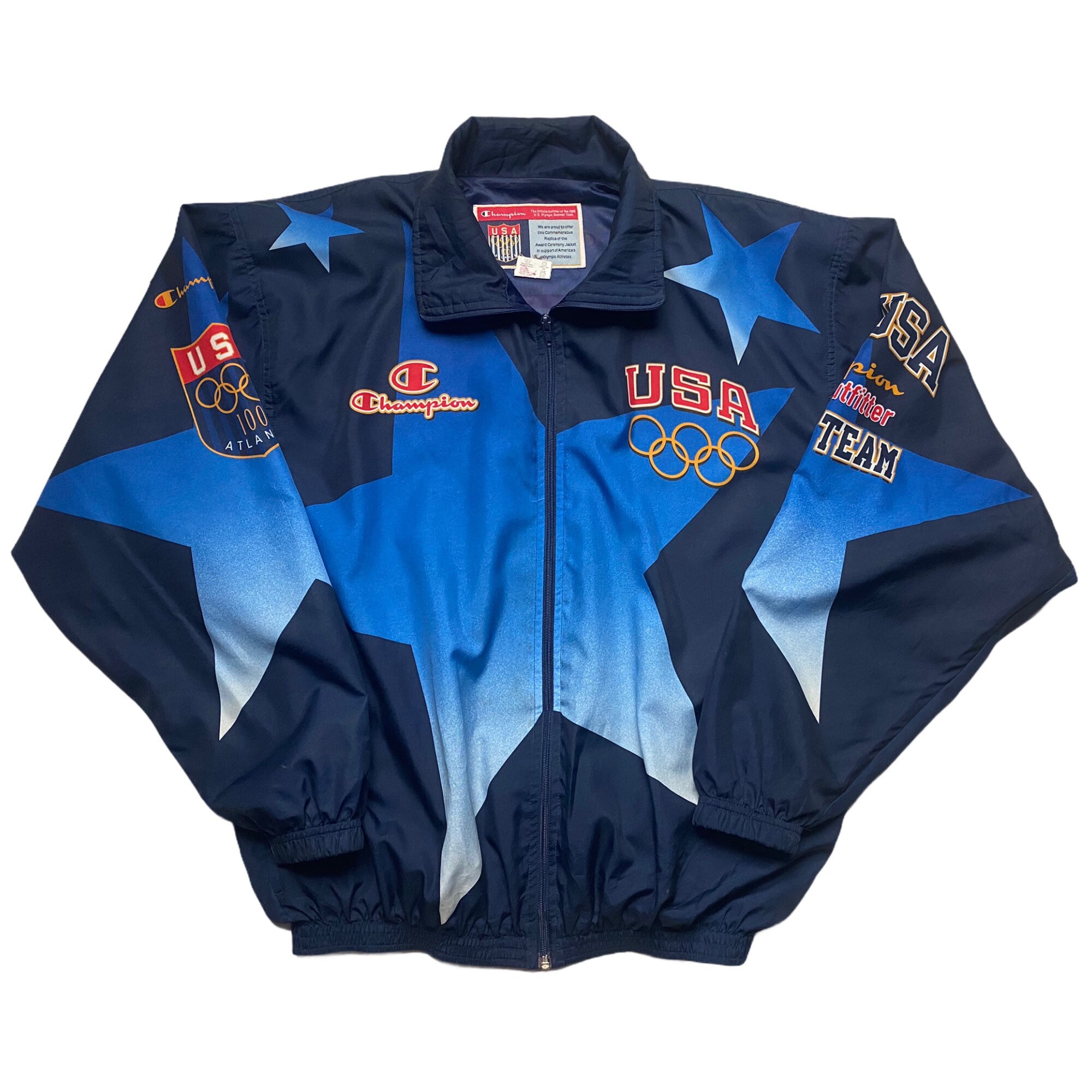Rarely!! Vintage 1996s Champion Atlanta Olympics USA